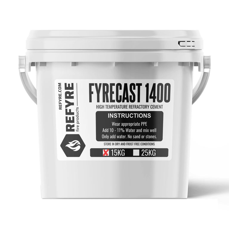 Fire Castable FYRECAST 1400 Castable Refractory Cement | REFYRE Fire Products