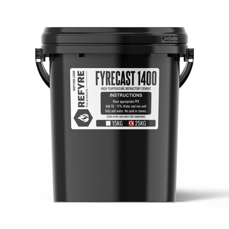 Fire Castable FYRECAST 1400 Castable Refractory Cement | REFYRE Fire Products